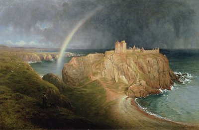 Dunnottar Castle, 1867 by Waller Hugh Paton